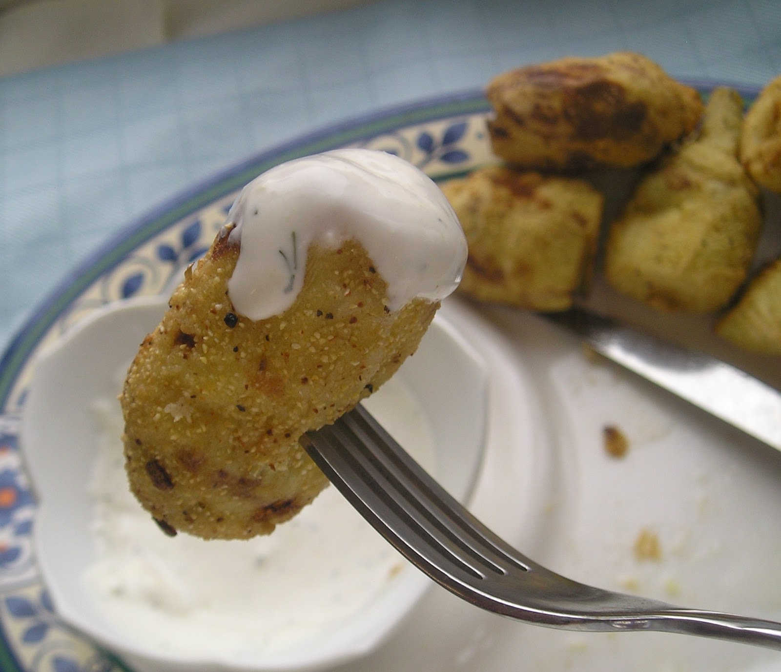 Improv Challenge Crispy Coated Artichoke Hearts with