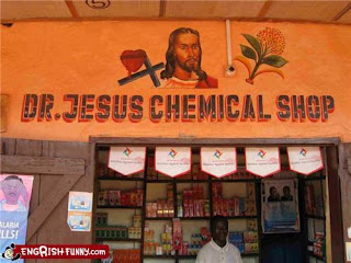 doctor jesus chemical shop african souk funny sign