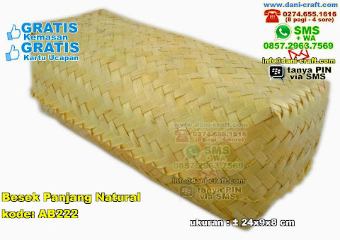 Besek Panjang Natural Besek Panjang Natural