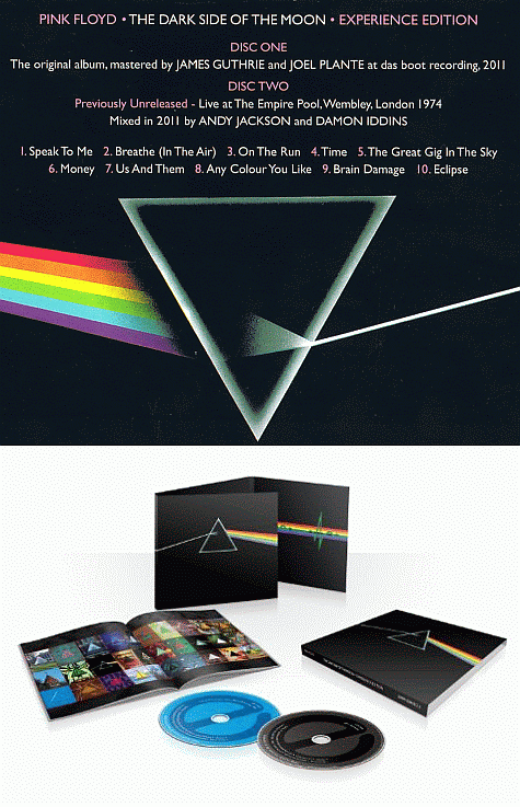 PINK FLOYD - The Dark Side Of The Moon [Experience Version] 2CD (2011)box set