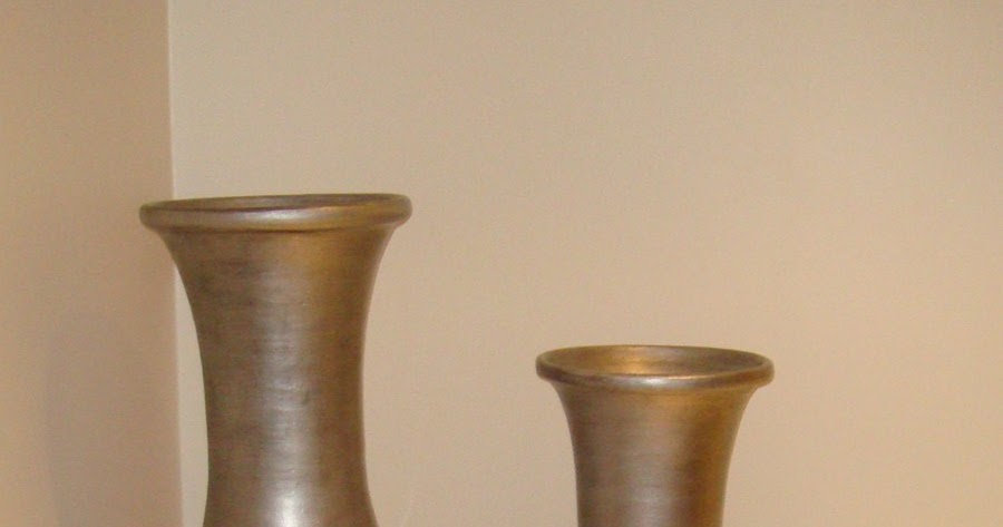 DECO PROJECT: Imitacion peltre en jarrones