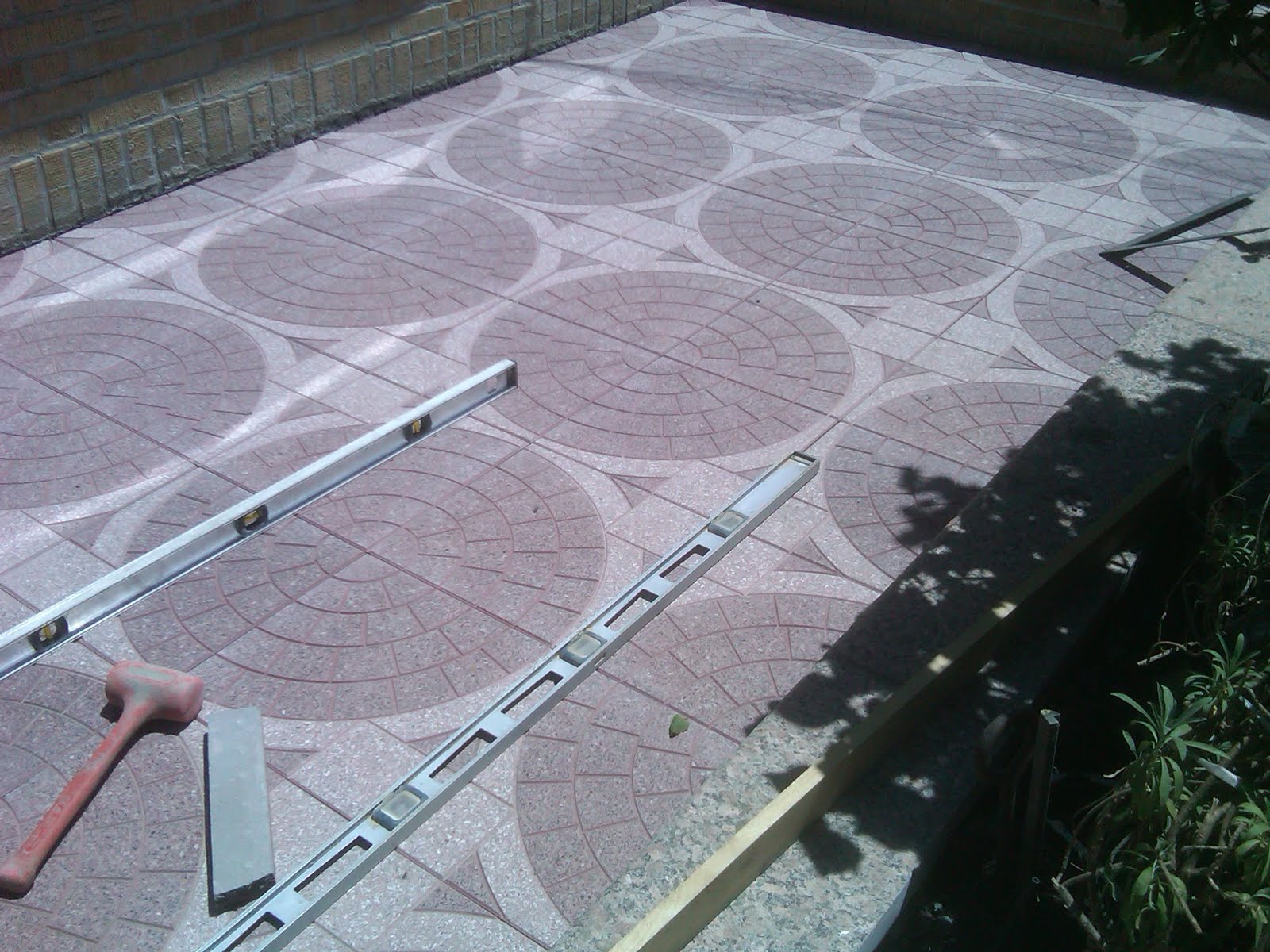 JCK Contracting Corp Patio Blocks Project