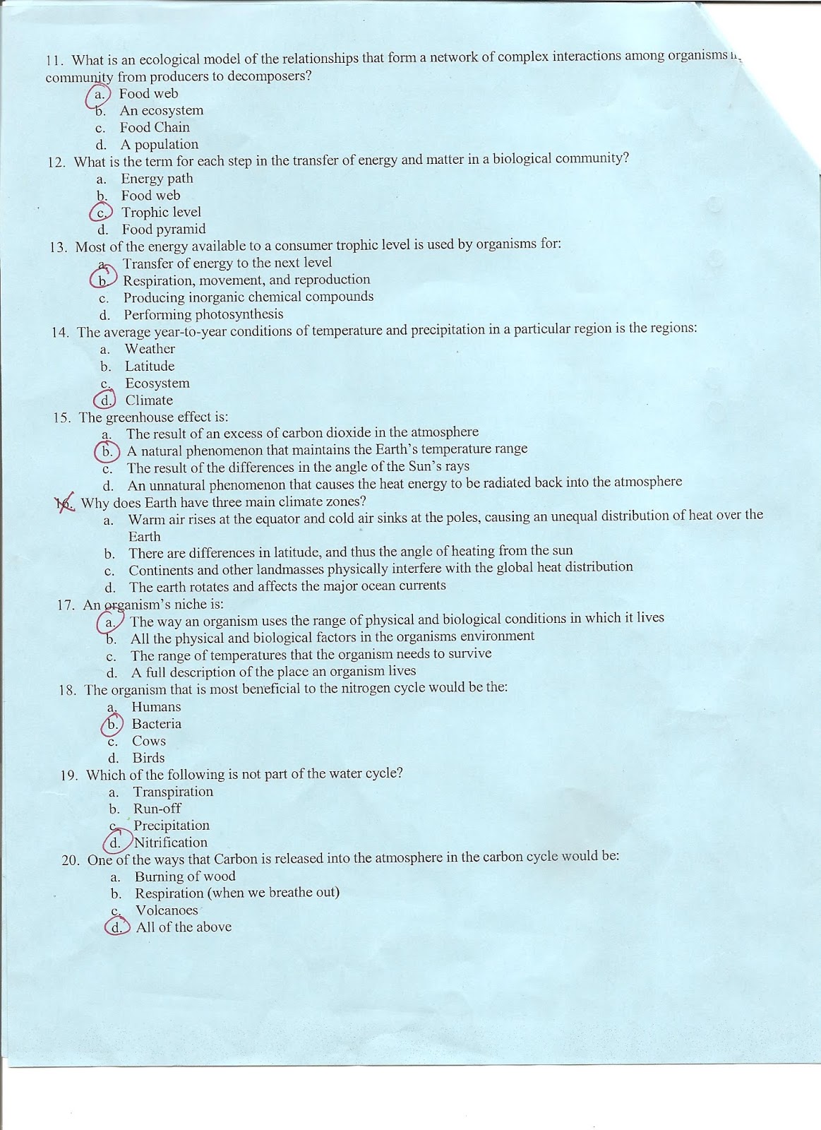 ecology test answers Topic 3 genetics a3 revision - model answers topic 4 - ecology sl revision activities topic 4 ib style topic tests ecology test - mark scheme 1. ecology test answers Topic 3 genetics a3 revision - model answers topic 4 - ecology sl revision activities topic 4 ib style topic tests ecology test - mark scheme 1.