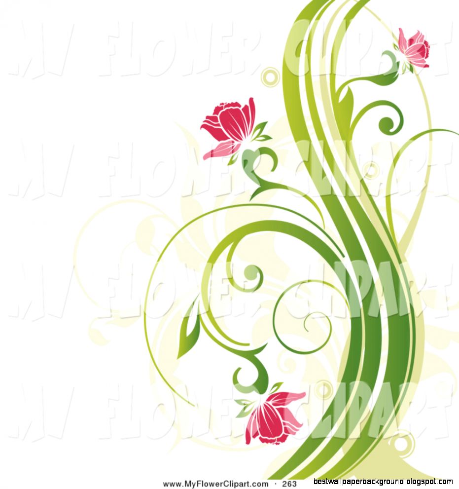Green Flower Clip Art Free Green Flower Clip Art Free