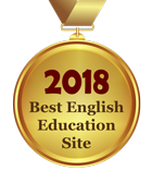 Award - Best English Education Site 2018