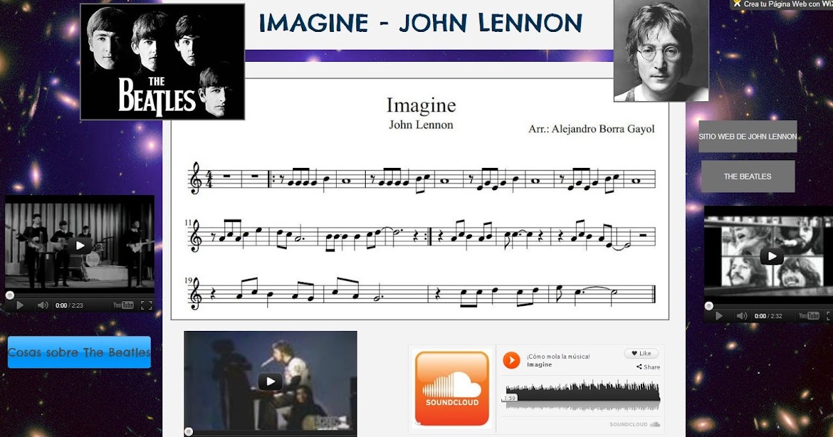 Como Mola La Musica Imagine John Lennon como mola la musica blogger