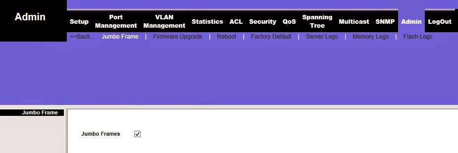 Ethernet jumbo frames