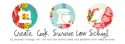 Create. Cook. Survive Law School.
