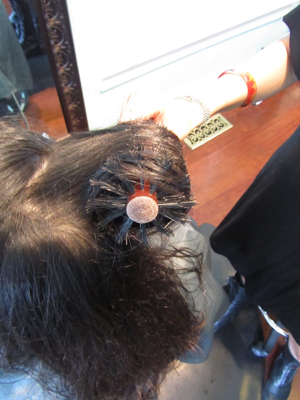 Brushin with the Stylist