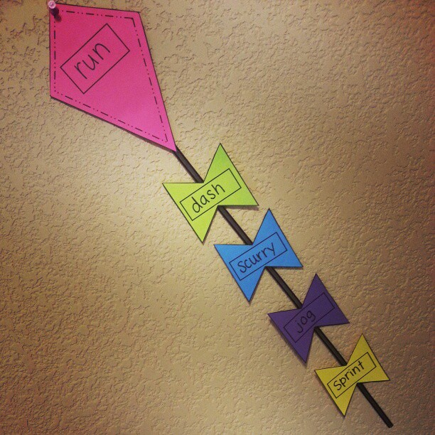 The Sharpened Pencil Soaring with Shades of Verb Meanings!