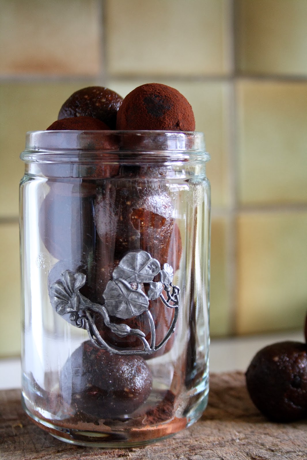 Chocolate and spice truffles Oh, Almonds