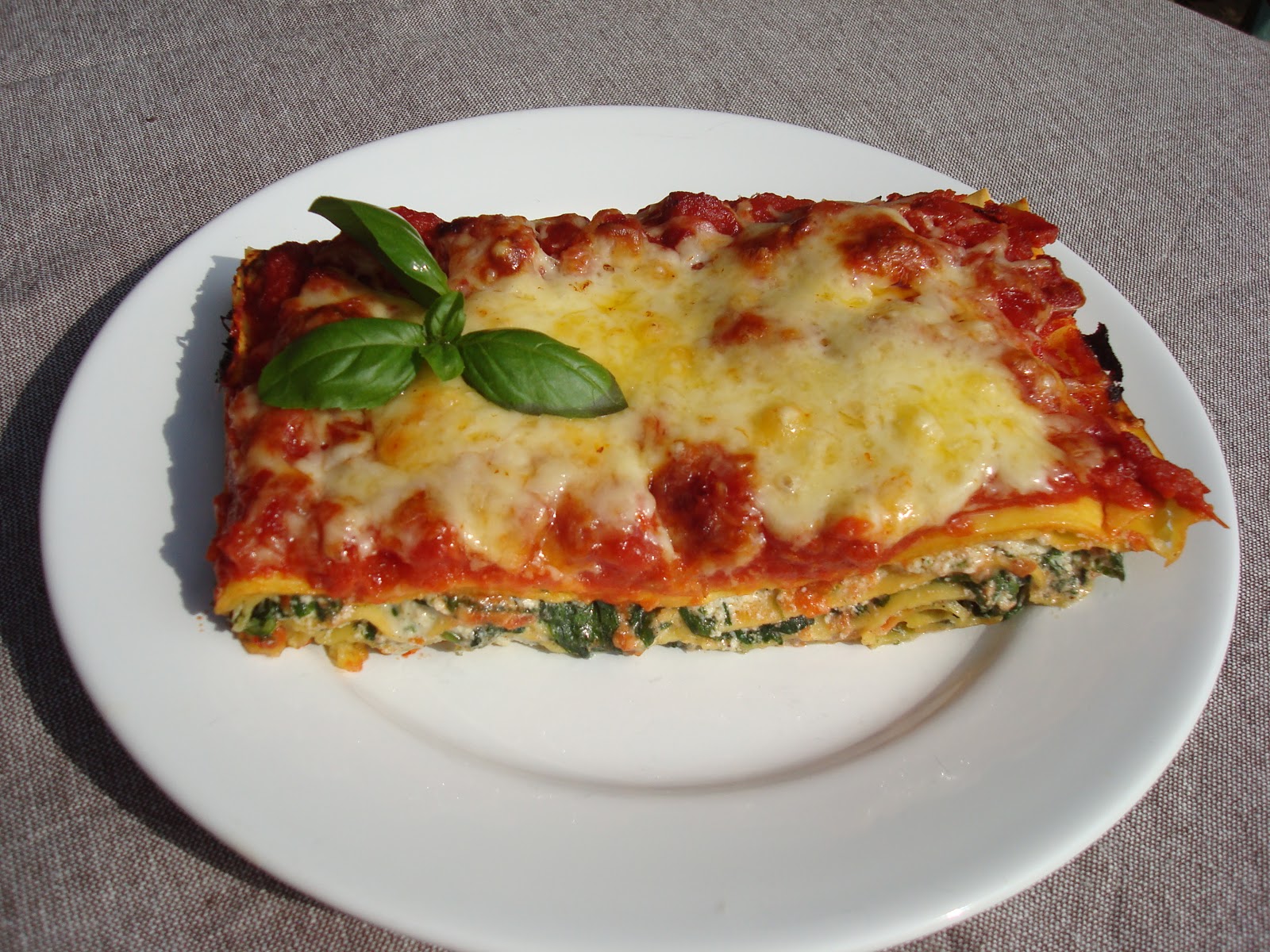Spinach and Ricotta Lasagna