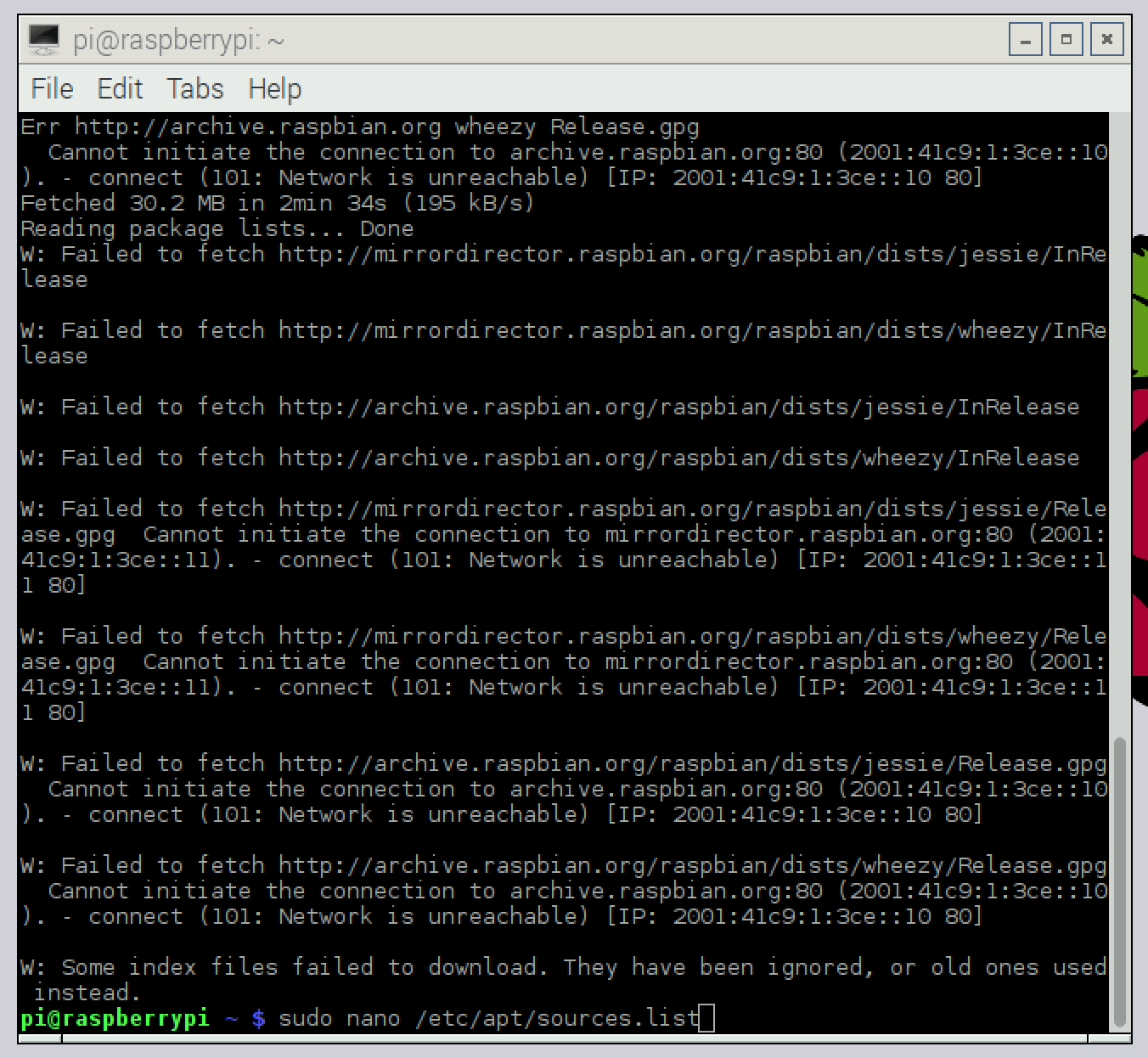 Raspberry Pi Raspbian Apt Mirrors extramaster