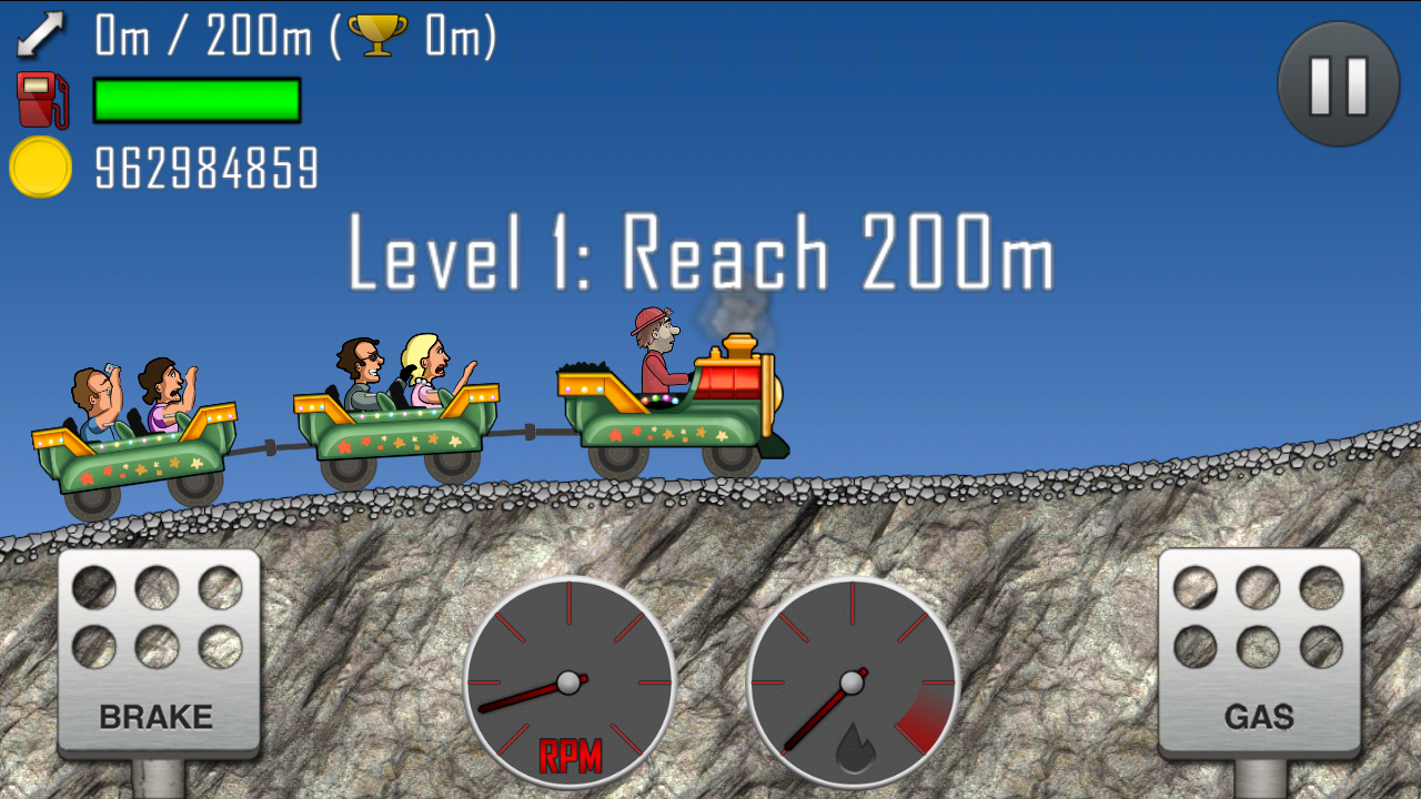 Как на hill climb racing сделать много денег
