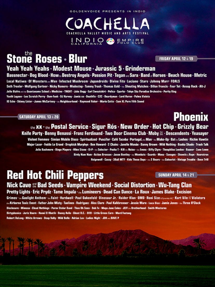 Coachella 2013 Indio California festivales de musica Galería de Coachella 2013 Indio California festivales de musica Galería de