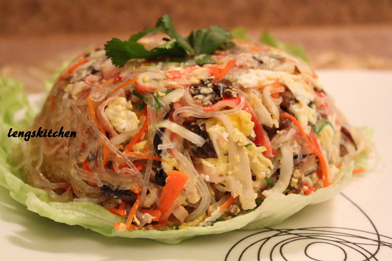Kitchen Chaos Scrambled Egg with Glass Noodles 粉丝炒蛋