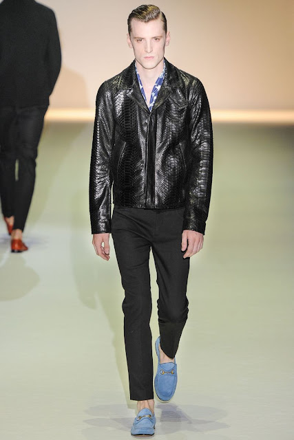 Gucci Spring-Summer 2013 Milan Fashion Week Male model George Barnett S/S 2013 Gucci