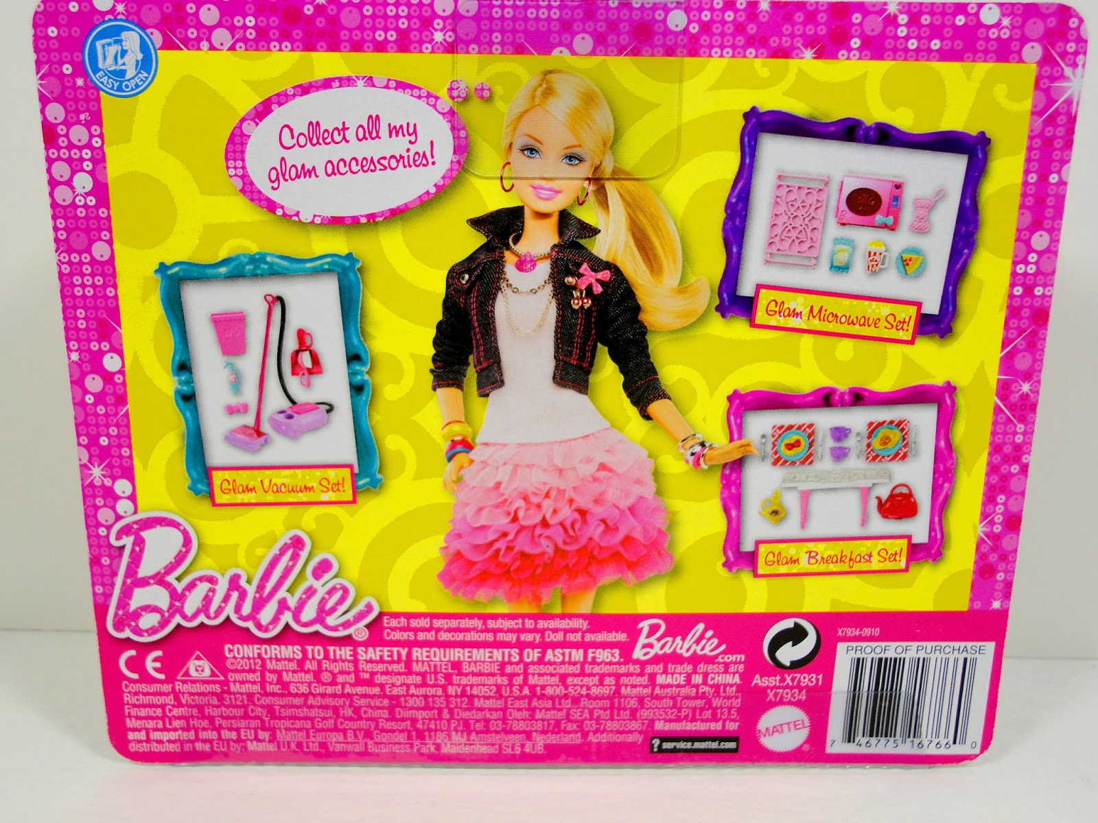 barbie glam vacuum set