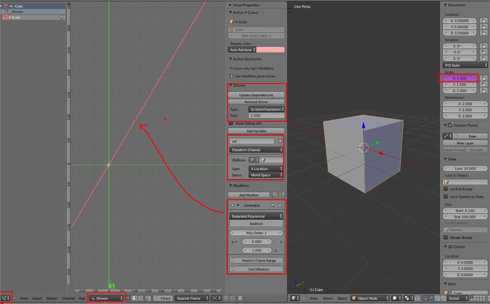 Blender Driver Expressions Blender Driver Expressions