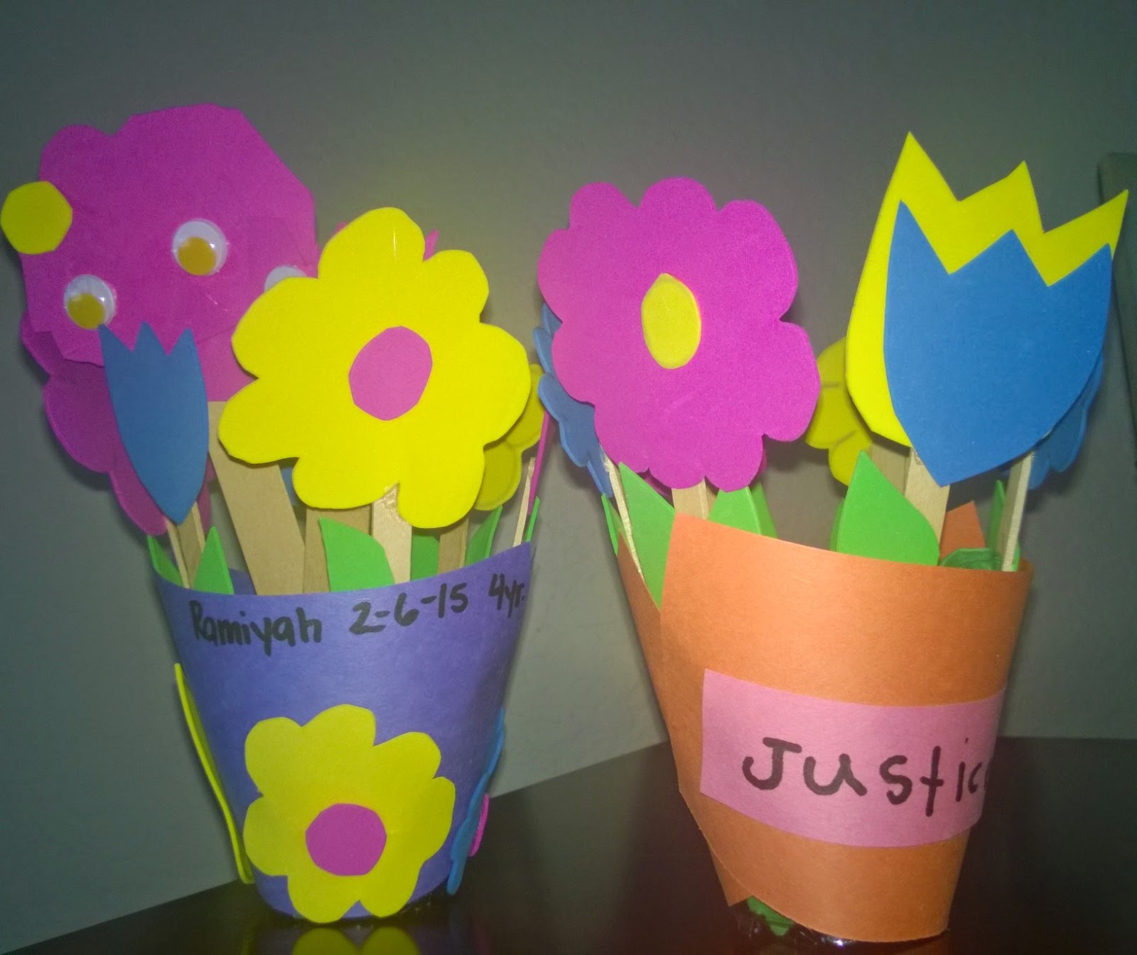 Homeschool Besties Double the Fun Arts and Crafts Foam Flower Pots!