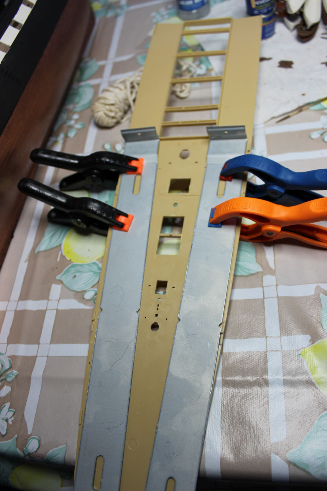 Sailing Ship Models USS Constitution Preparing the Spar Deck