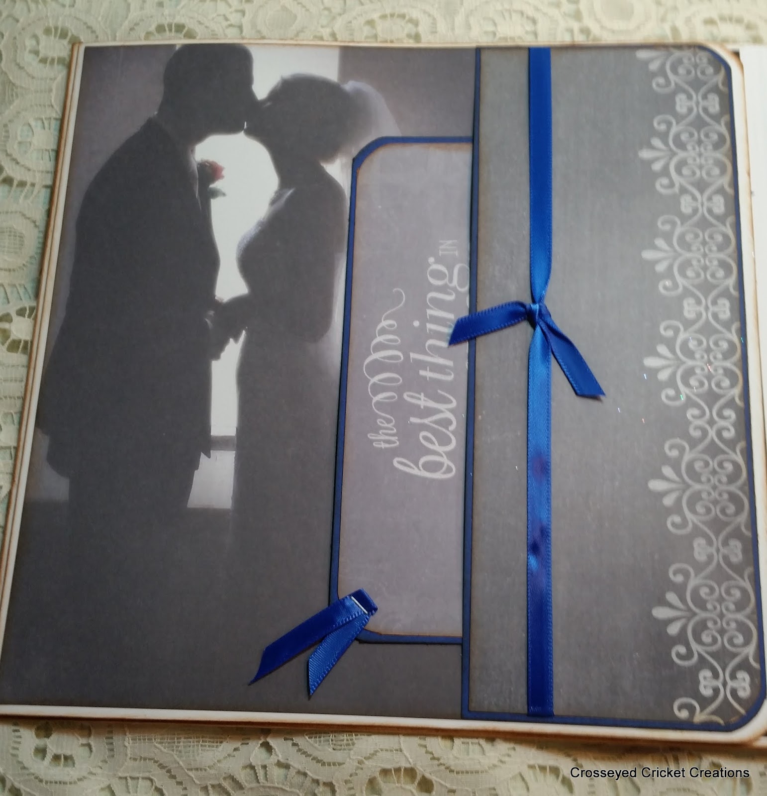 royal blue wedding album