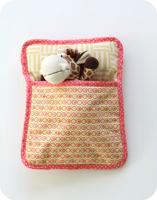 stuffed animal sleeping bag