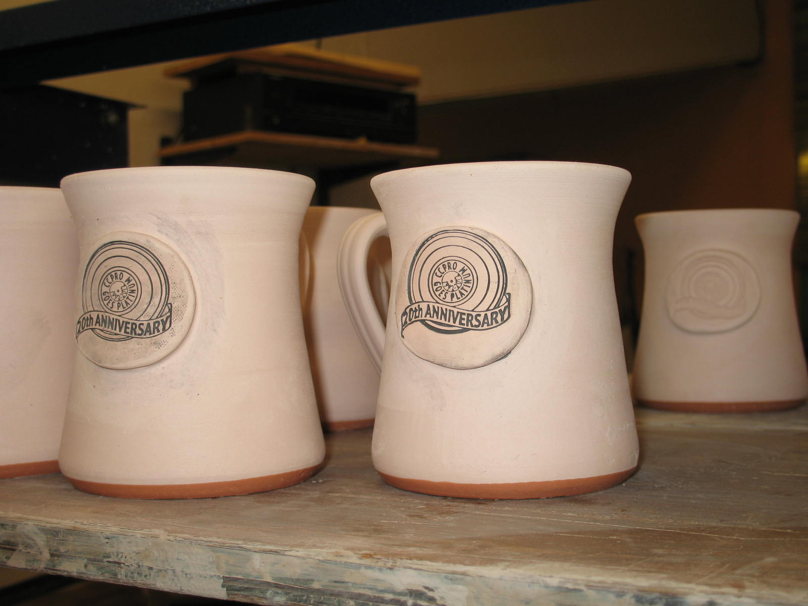 Whynot Pottery Blog The stamped mugs return