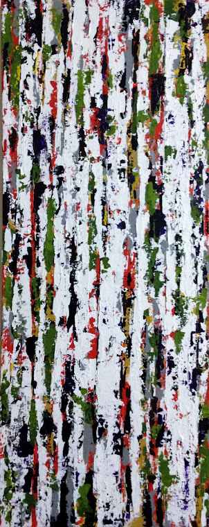 Aspen Abstract 16x40x3 on Gallery Canvas  $370.00