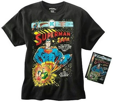 Click here to purchase you Superman #300 t-shirt and collectible tin at Amazon!