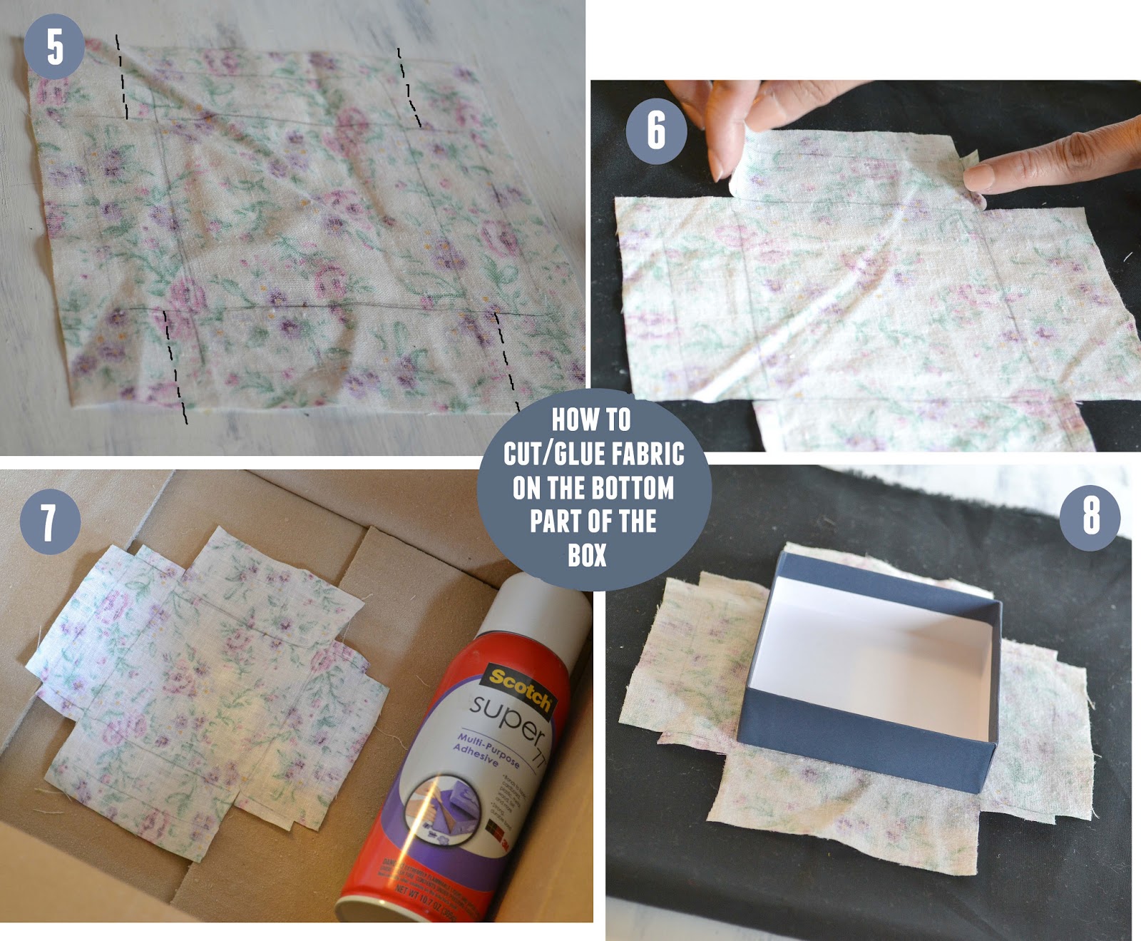 Curiositaellya How to Make Fabric Wrap Gift Box {DIY}