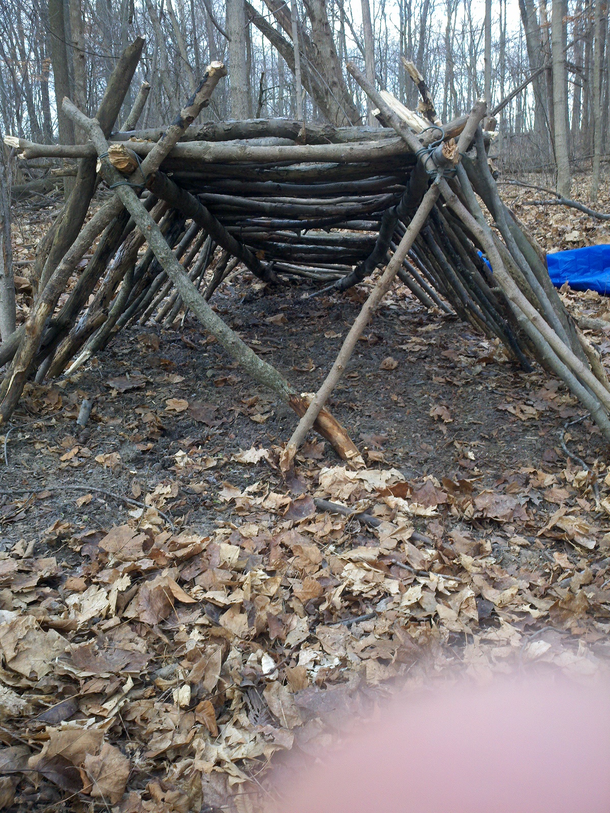 Beardventures Cold Weather Survival Shelter Testing