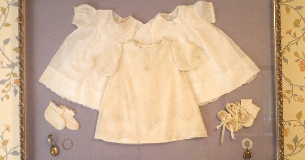 Everything Beautiful In Its Time Displaying Baby Dresses In A Shadow Box