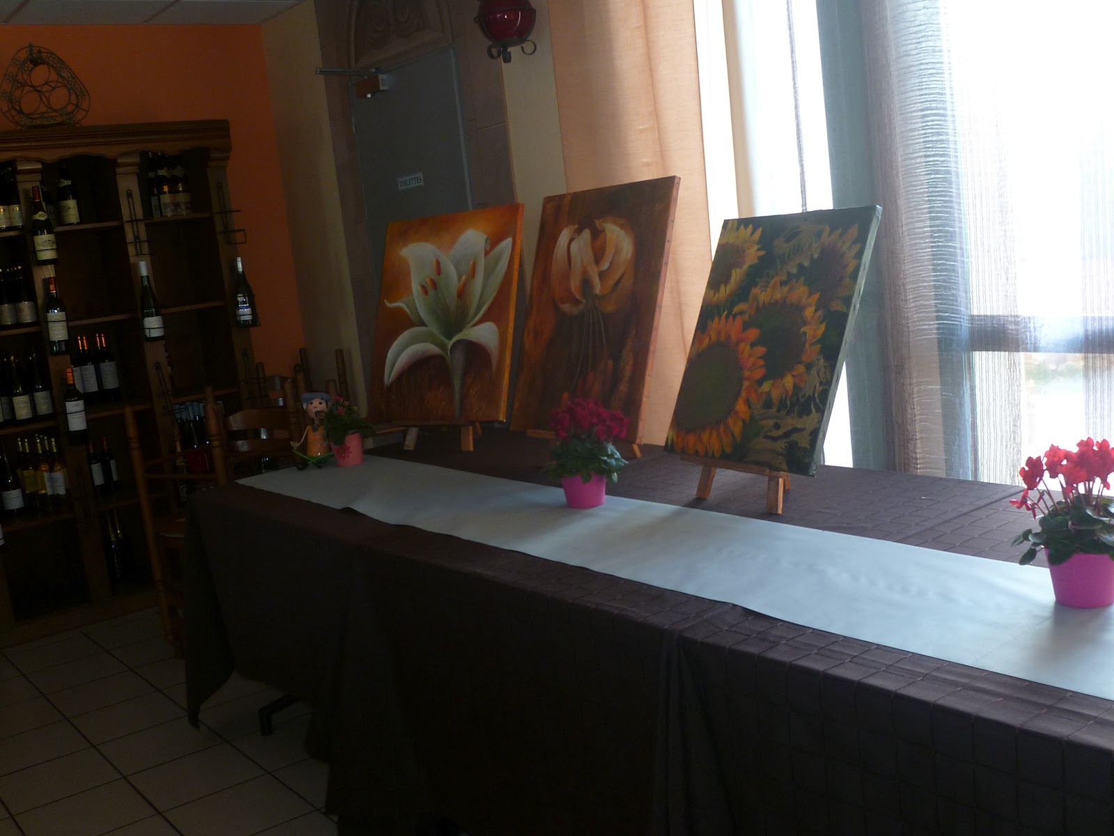 LE RELAIS DE LA CARRIOLE DEDICACE ALAIN BOUVIER EXPO PEINTURE WEEK