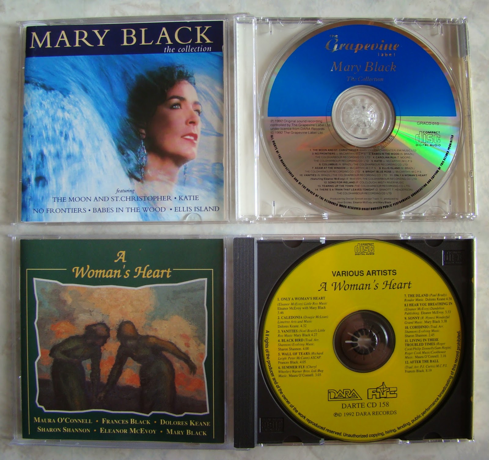 Imported audiophile CDs (sold) CD+mary+black+collection