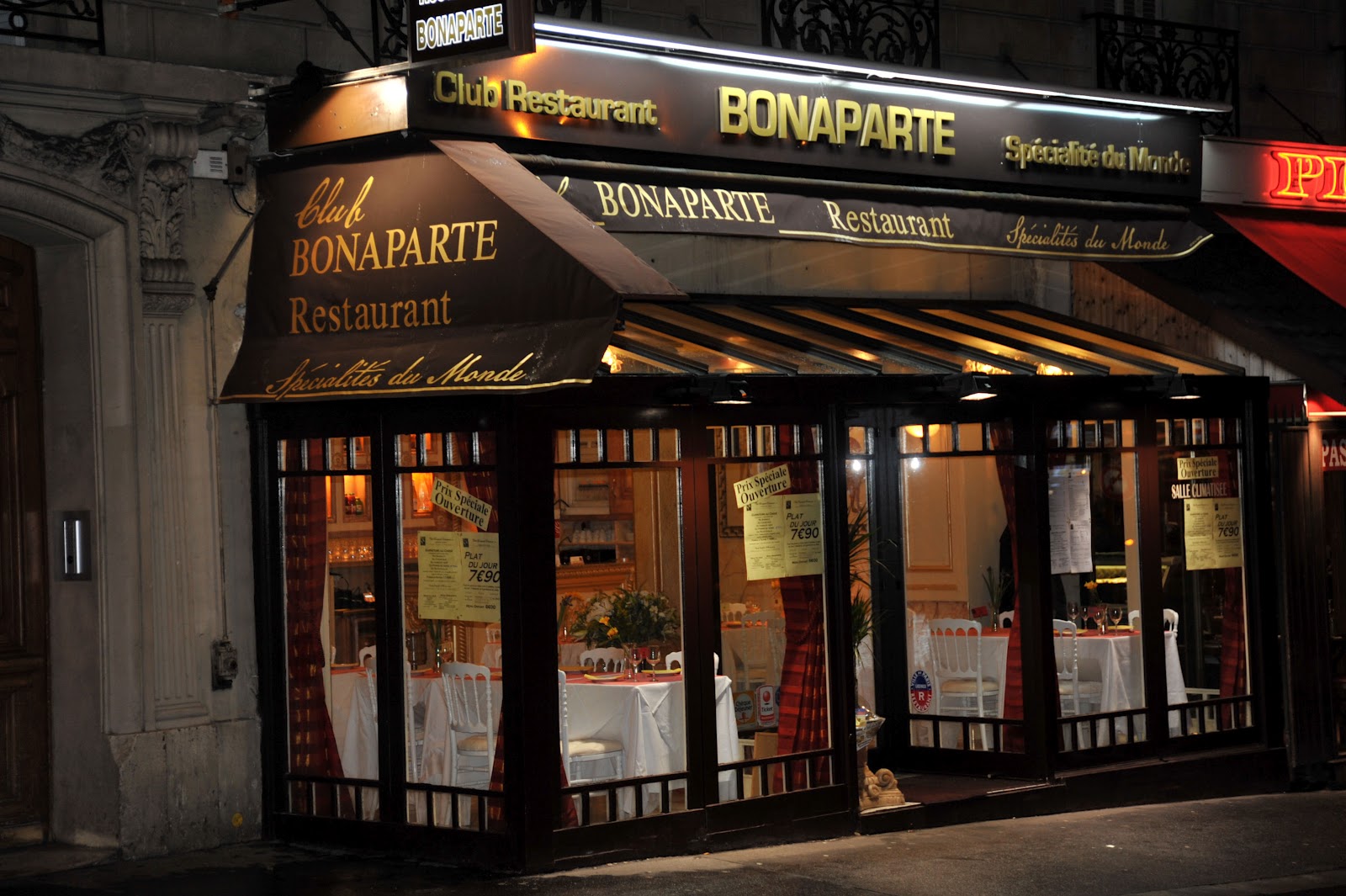 Menu Restaurant Bonaparte Restaurant Bonaparte Paris