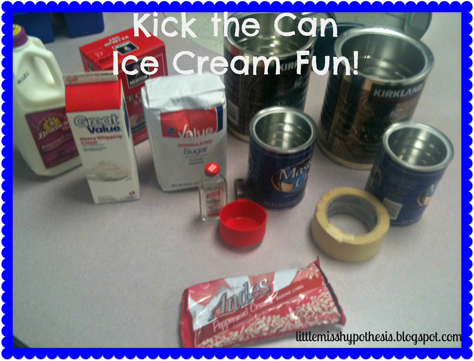 Little Miss Hypothesis Lessons from the Science Lab Kick the Can Ice