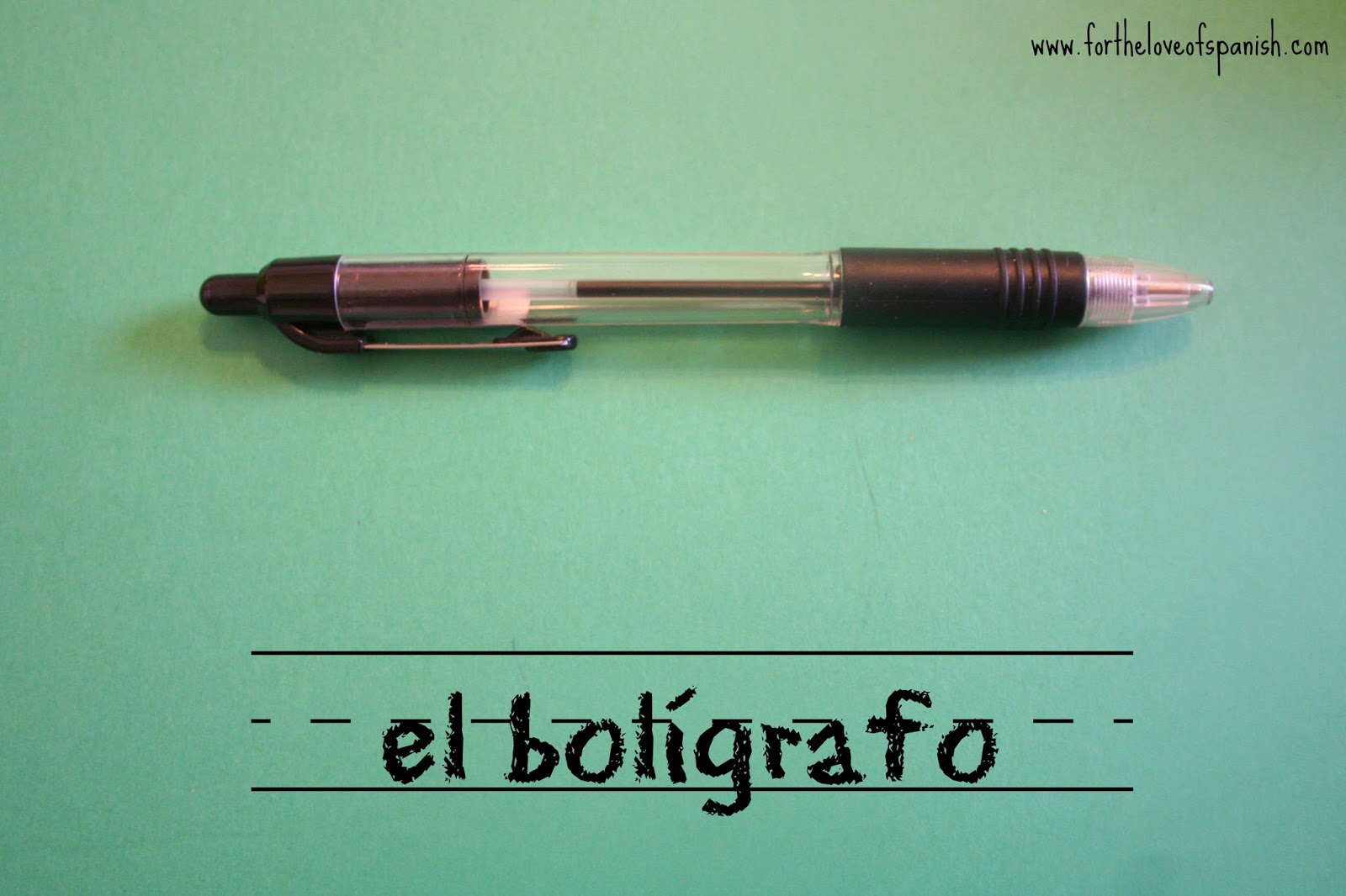 For the Love of Spanish Back to School en Español // School Supply