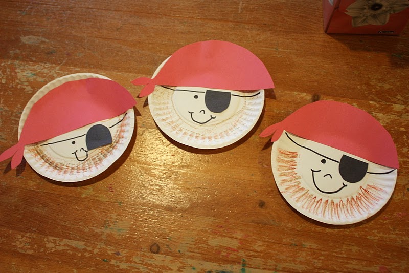 Puddles and Mud: More Pirate Activities (aka: pirates love crafts, aye