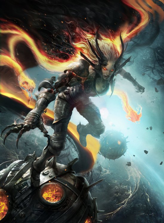 As ilustrações de fantasia de Aleksi Briclot Aleksi Briclot ilustrações fantasia games