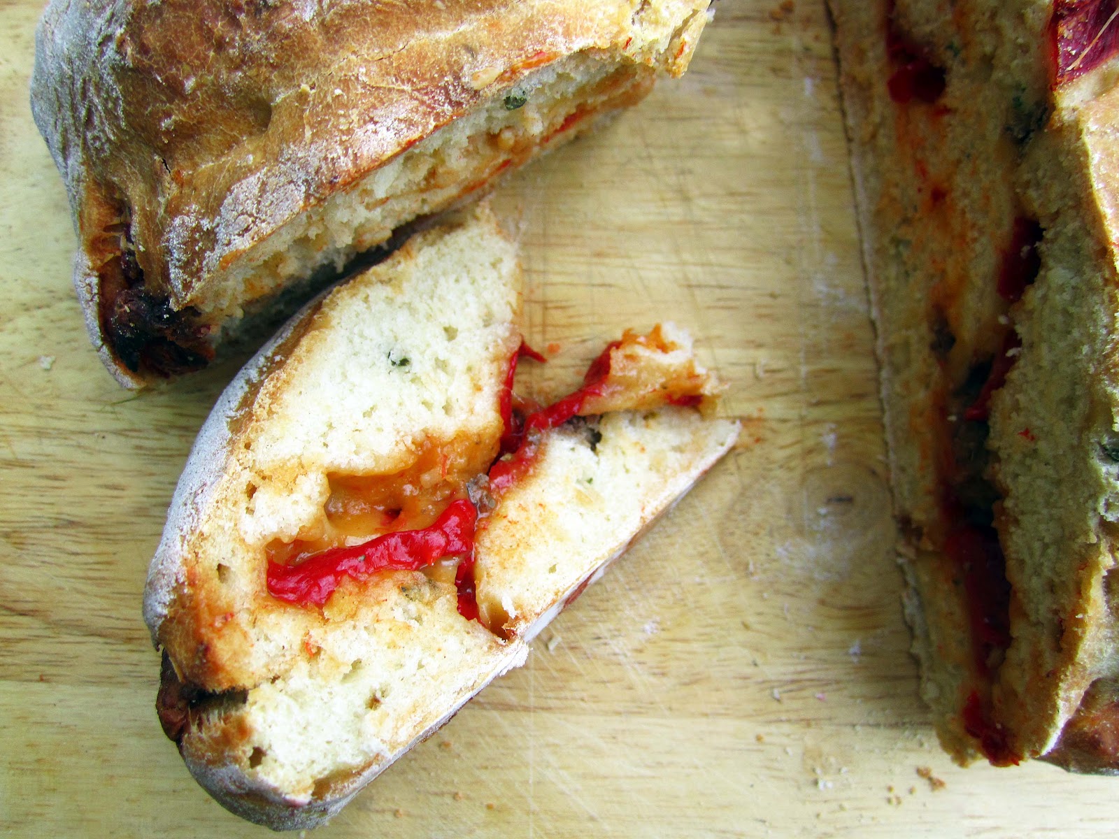 Red Pepper, Thyme and Anchovy Damper Bread The Grazer