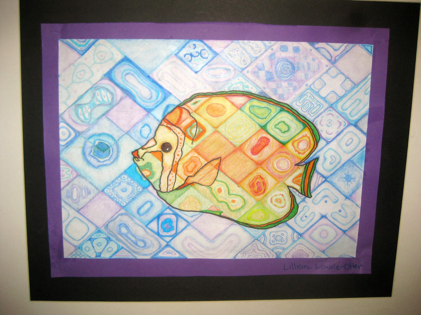 Mrs. Art Teacher! Chuck Close inspired