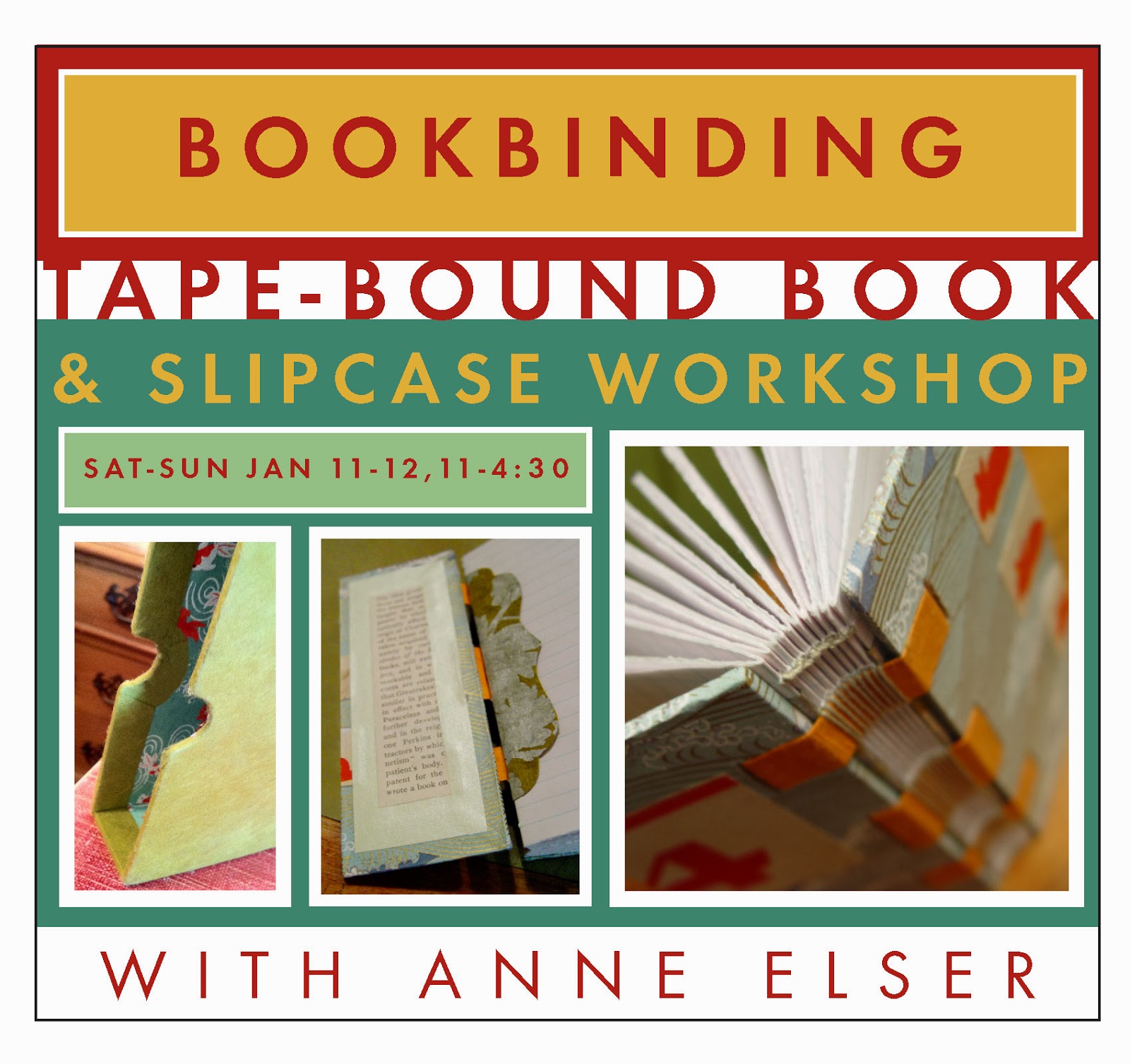 Anne Elser Gift a Calligraphy or Bookbinding Class or