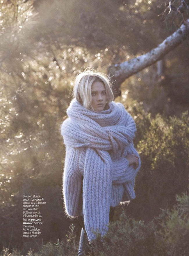Acne Studios Pre-Fall 2015 Baylay Cozy Knit Turtleneck Sweater In A Wool & Mohair Blend Editorials