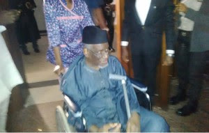 Haliru Bello arrives court in wheelchair as corruption trial begins
