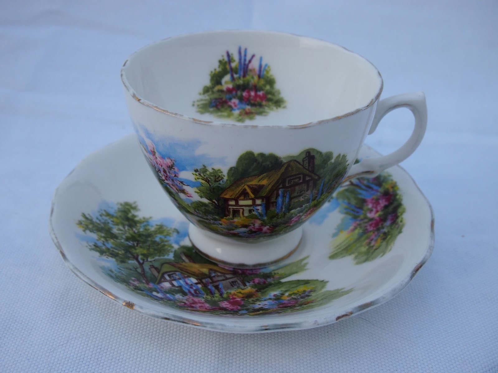 Beautiful Vintage China Hire Sussex, Surrey & Kent Mayflower Bakes