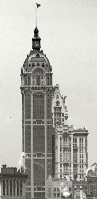 New York History Geschichte Manhattan As Seen From Brooklyn 1908
