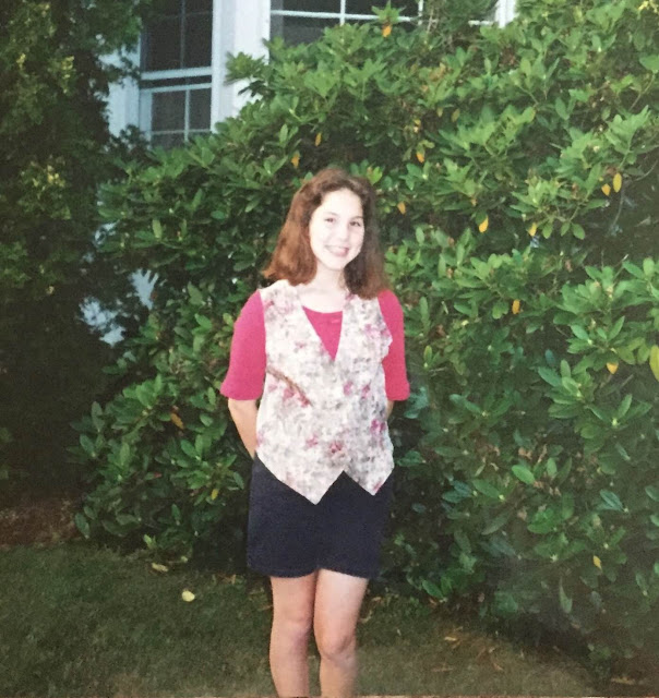 1990s fashion, vests, Jamie Allison Sanders, first day of school, BTS, back to school clothes