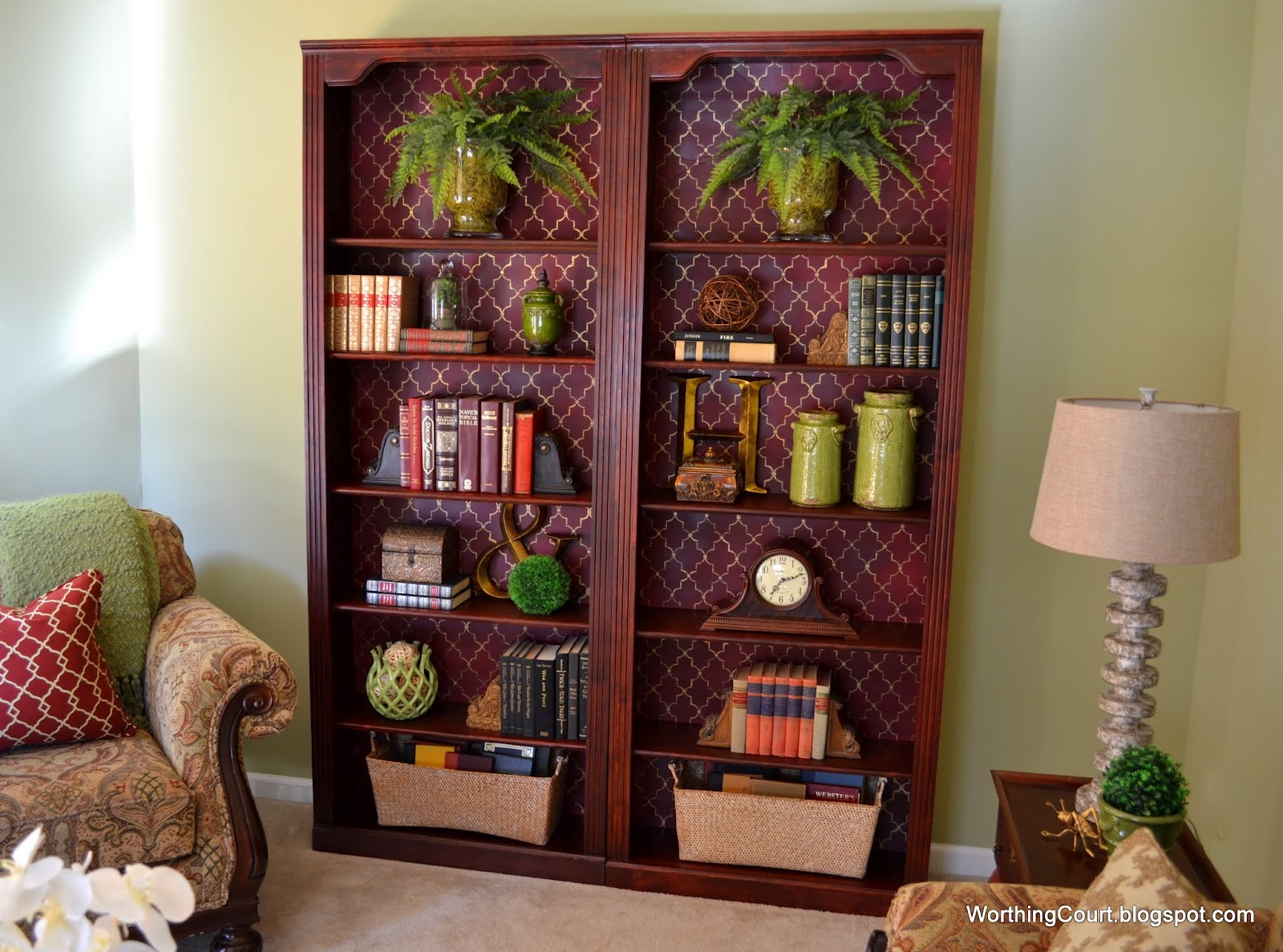 ReStyling the Living Room Bookcases Worthing Court
