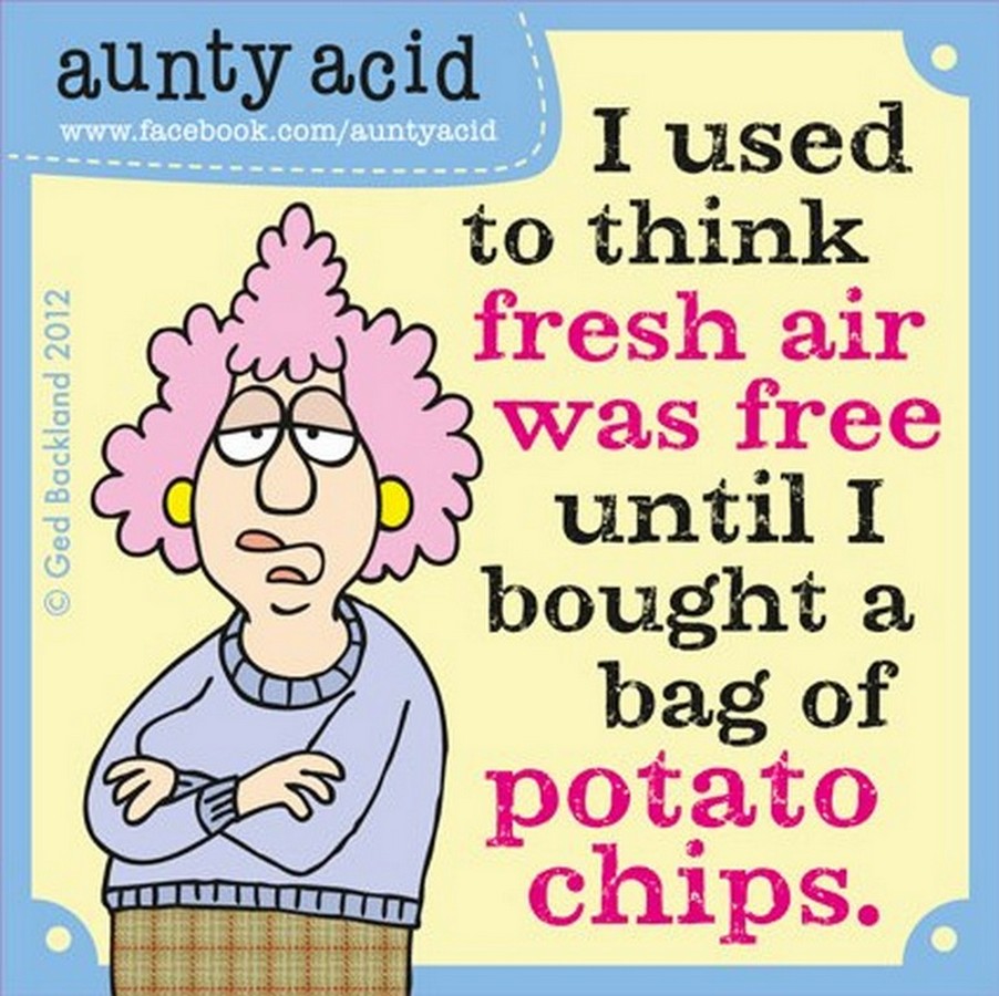 Chuck's Fun Page 2: 7 Aunty Acid cartoons.